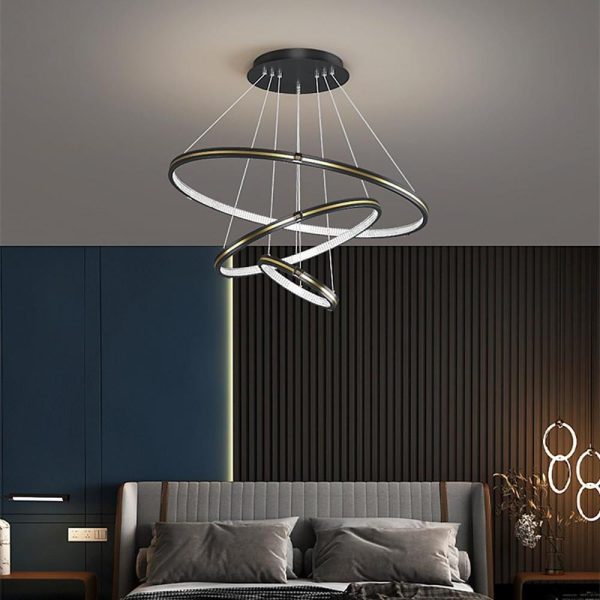 Stylish 3 Rings LED Chandelier - Image 2