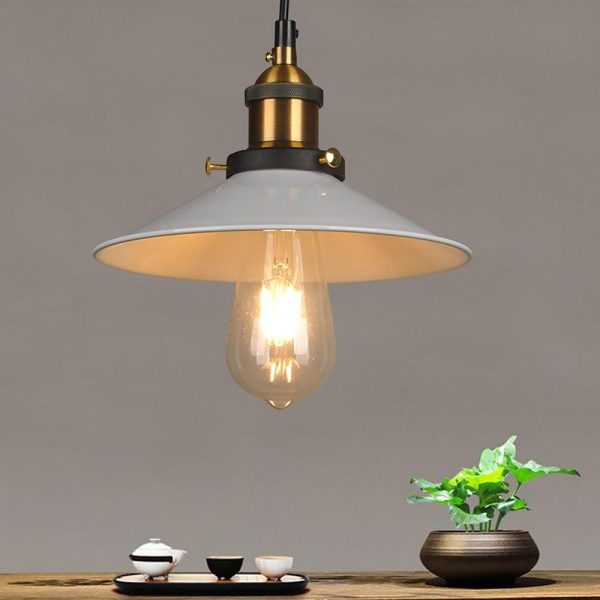 Adjustable Industrial Metal Stylish Cone-Shaped Pendant Lighting - Image 4