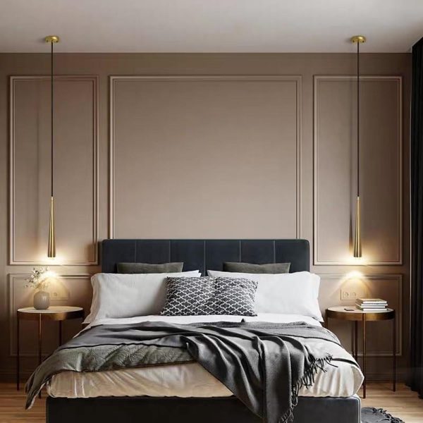 Elongated Cylinder Island Kitchen Pendant Lighting Metal Acrylic Pendant Lighting - Image 5