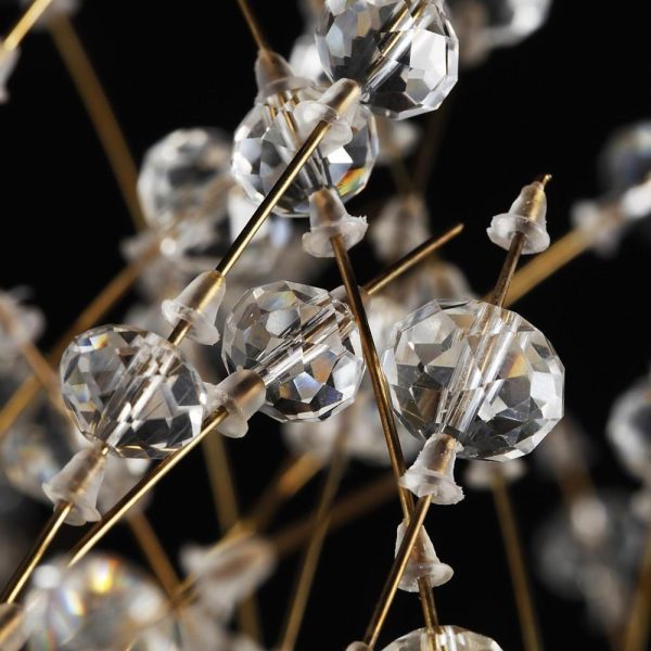 Round Design Crystal Metal LED Antique Chandeliers Kitchen Pendant Lighting - Image 12