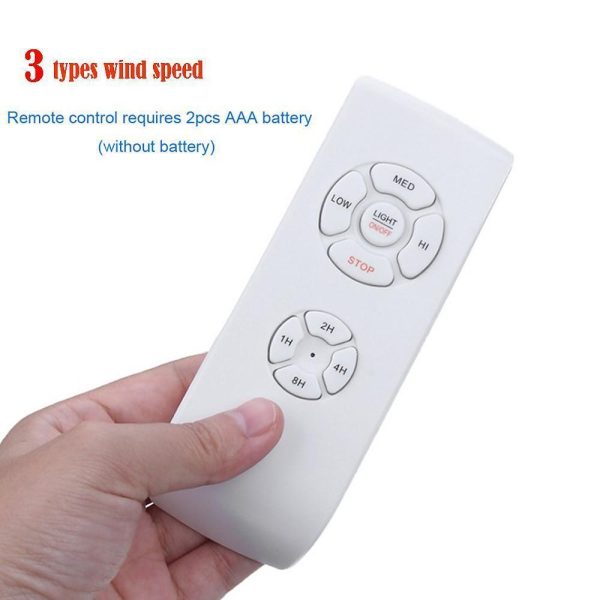 3 Bladed Farmhouse Retractable Ceiling Fan with Light - Image 9