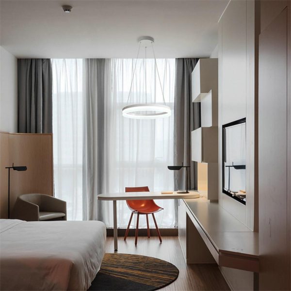 Thick Circle Modern Acrylic Pendant Lighting LED Kitchen Dining Room Lighting Ceiling Light - Image 3