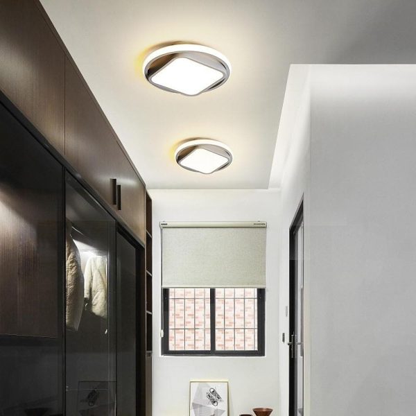 Square Circle LED Modern Flush Mount Lighting Ceiling Lights Ceiling Lamp - Image 2