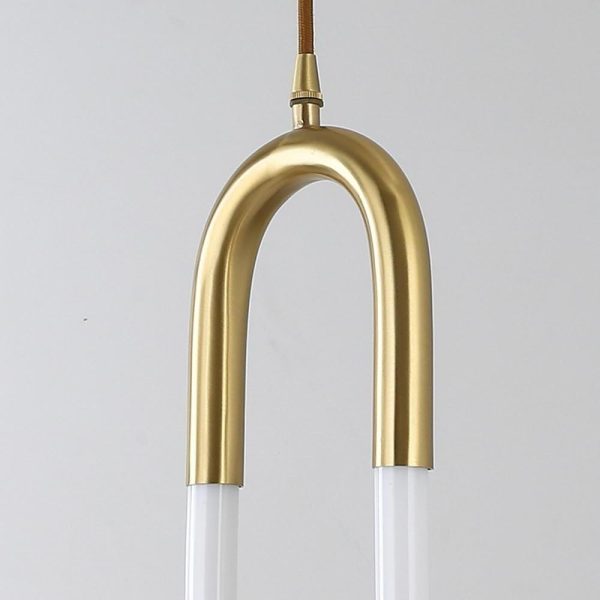 Rounded Rectangle LED Modern Island Lights Hanging Lamp Pendant Light - Image 8