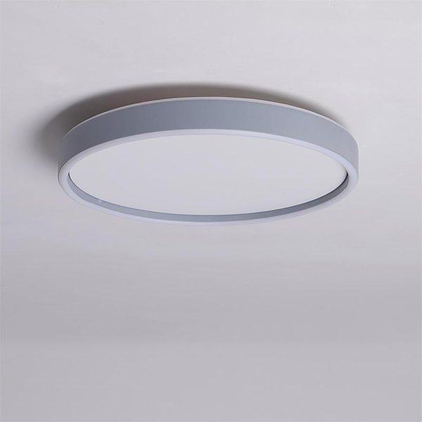 Circular Minimalist Metal Flush Mount Light Fixtures LED Living Room Ceiling Lights - Image 9