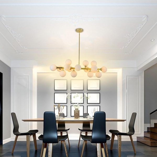 35'' LED 16 Bulbs Molecular Pendant Lighting Pendant Light Fixtures For Living Room - Image 2
