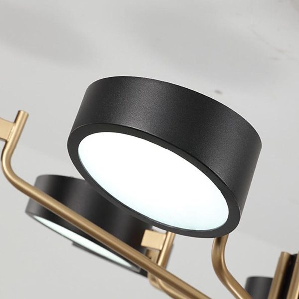 6 Light Modernist LED Flush Mount Ceiling Light for Bedroom - Image 3