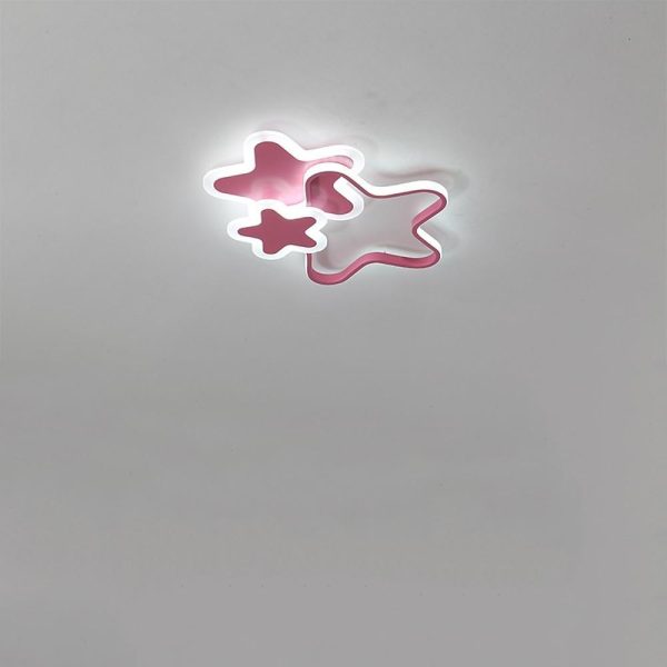 Triple Star Flush Mount Light LED Ceiling Light for Baby Kids Lighting - Image 5