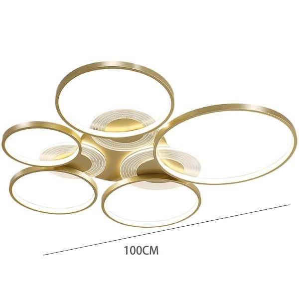 Circles LED Nordic Ceiling Lights Flush Mount Lighting Ceiling Lamp - Image 6