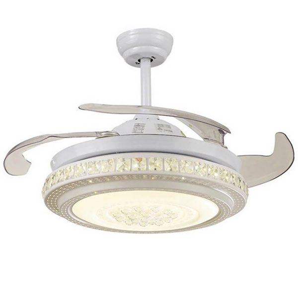 Intelligent Frequency Conversion Dimming LED Ceiling Invisible Fan Chandelier - Image 5