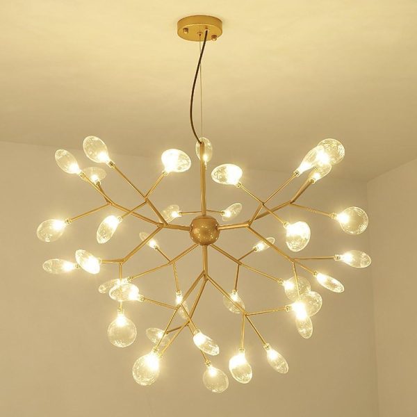 36 Lights LED Cluster Design Modern Sputnik Chandelier Ceiling Light - Image 8