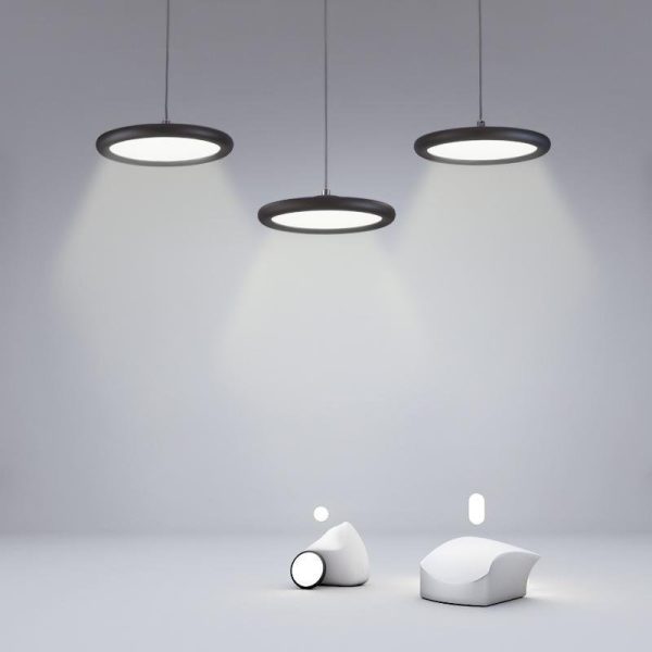 3 Piece Set Geometric Shaped Modern Pendant Light Fixtures Ceiling Lights - Image 2
