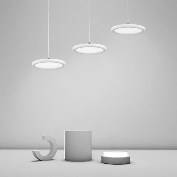 3 Piece Set Geometric Shaped Modern Pendant Light Fixtures Ceiling Lights - Image 4