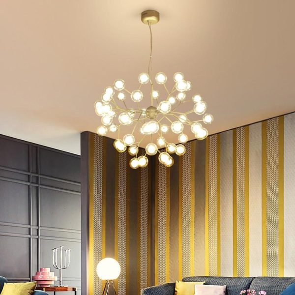 45 Lights Cluster Branches Design Glass LED Modern Chandelier Pendant Lights - Image 2