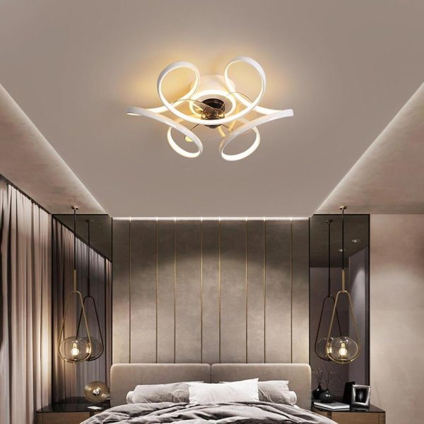 3 Bladed Cluster Modern Ceiling Fan with Light - Image 3