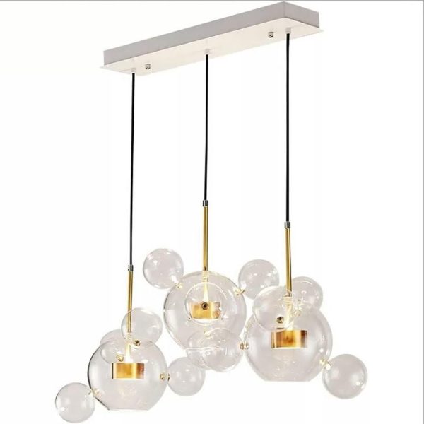 Globe Bubble Glass Pendant Light Modern Pendant Lighting - Image 10