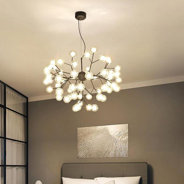 45 Lights Cluster Branches Design Glass LED Modern Chandelier Pendant Lights - Image 3