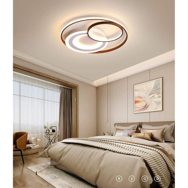 3 Rings Dimmable LED Modern Ceiling Lights Flush Mount Lighting Ceiling Lamp - Image 4