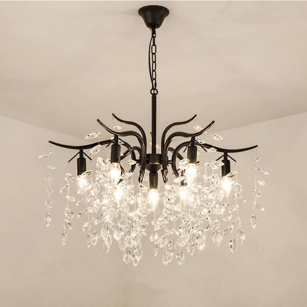 Antique Crystal 7-light LED Artistic Chandeliers Kitchen Island Lighting - Image 3