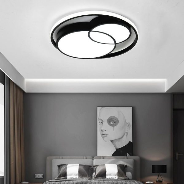 3 Circles Dimmable LED Nordic Ceiling Light Flush Mount Lighting - Image 2