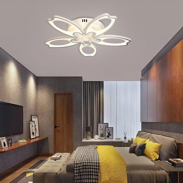 Flower Novelty Flush Mount Ceiling Light Fixtures Modern LED Ceiling Light - Image 3