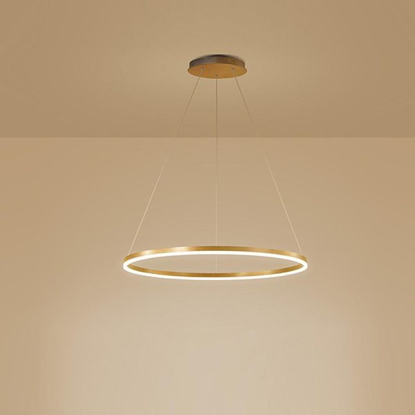 Circle LED Modern Chandelier Pendant Light Hanging Lamp Island Lights - Image 9