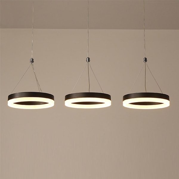 3 Circles Dimmable LED Adjustable Modern Chandeliers Pendant Light - Image 8