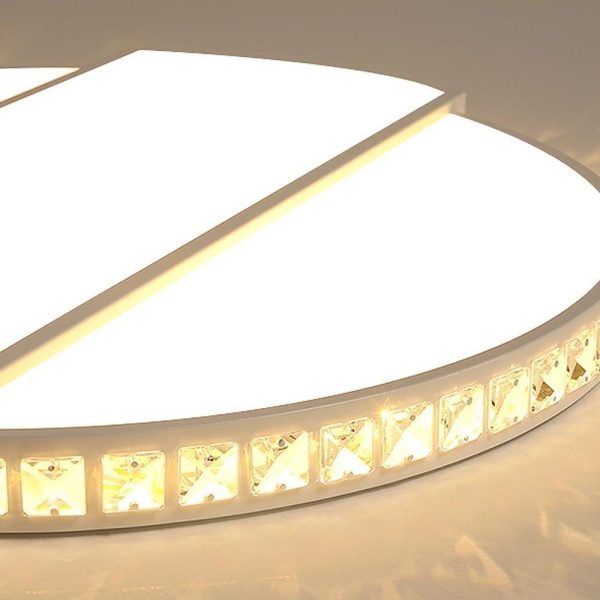 Circle Rectangular Flush Mount Light Fixtures Single LED Ambient Light - Image 8