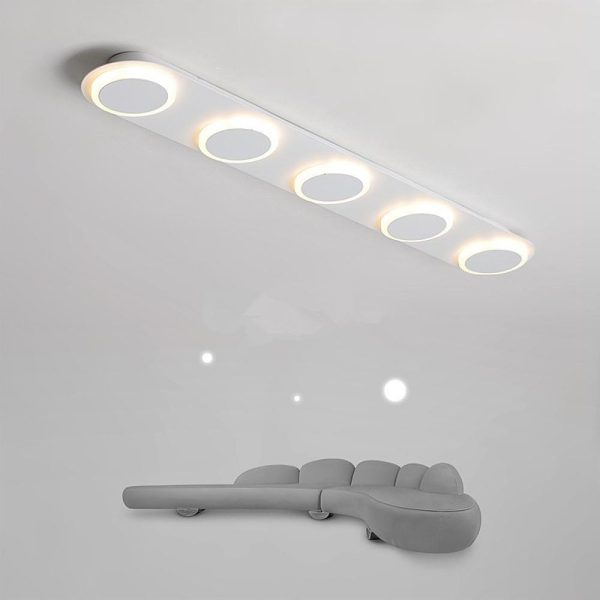 Round Square LED Modern Flush Mount Lighting Ceiling Lights Fixture - Image 6