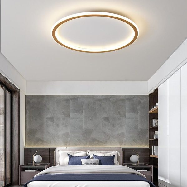 Minimalist Square Circular Dimmable LED Nordic Ceiling Lights Flush Mount Lighting - Image 4