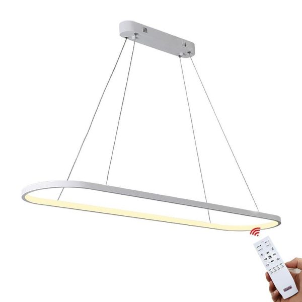 Linear Rectangle Chandelier LED Dining Room Chandeliers - Image 5