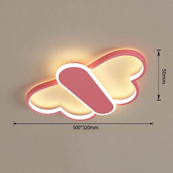Cartoon Butterflies Shaped LED Dimmable with Remote Modern Ceiling Lights - Image 7