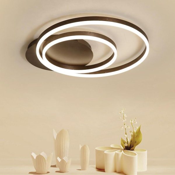 Multi Circles Dimmable LED Modern Flush Mount Ceiling Lights Ceiling Lamp - Image 2