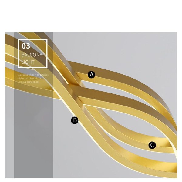 Multiwave LED Nordic Dining Chandelier Kitchen Lighting Ceiling Light - Image 12