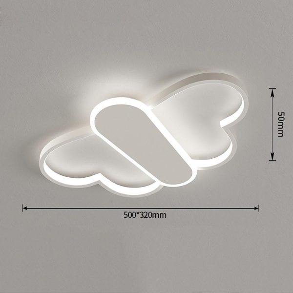 Cartoon Butterflies Shaped LED Dimmable with Remote Modern Ceiling Lights - Image 9