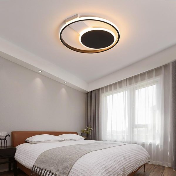 Dual Circle Flush Mount Lights LED Bedroom Ceiling Lights - Image 8