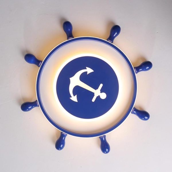 Anchor Insignia Flush Mount Ceiling Light Novelty LED Light - Image 7