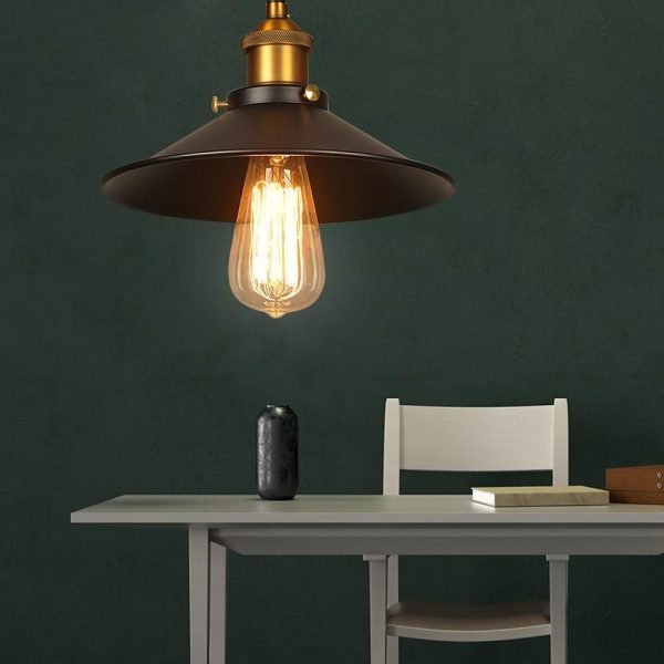 Adjustable Industrial Metal Stylish Cone-Shaped Pendant Lighting - Image 5