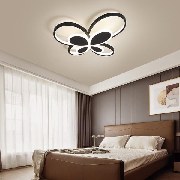 Cluster Dimmable Butterfly LED Flush Mount Ceiling Light for Baby Kids - Image 4