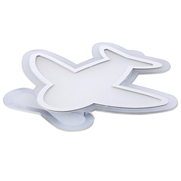LED Aircraft Shaped Modern Flush Mount Light White Iron Ceiling Lights - Image 6