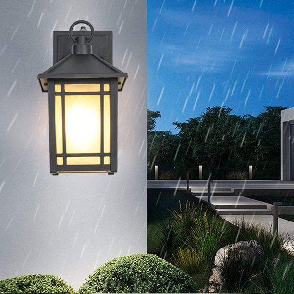 LED Outdoor Induction Exterior Wall Light Waterproof Wall Light with Light Sensing - Image 3