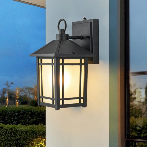 LED Outdoor Induction Exterior Wall Light Waterproof Wall Light with Light Sensing - Image 2