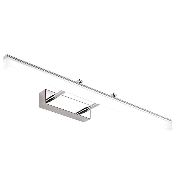 Retractable Over Mirror Bathroom Vanity Light with Acrylic Bar and Stainless Steel Fixture - Image 9