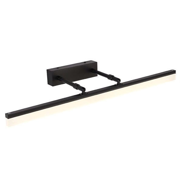 Retractable Over Mirror Bathroom Vanity Light with Acrylic Bar and Stainless Steel Fixture - Image 8