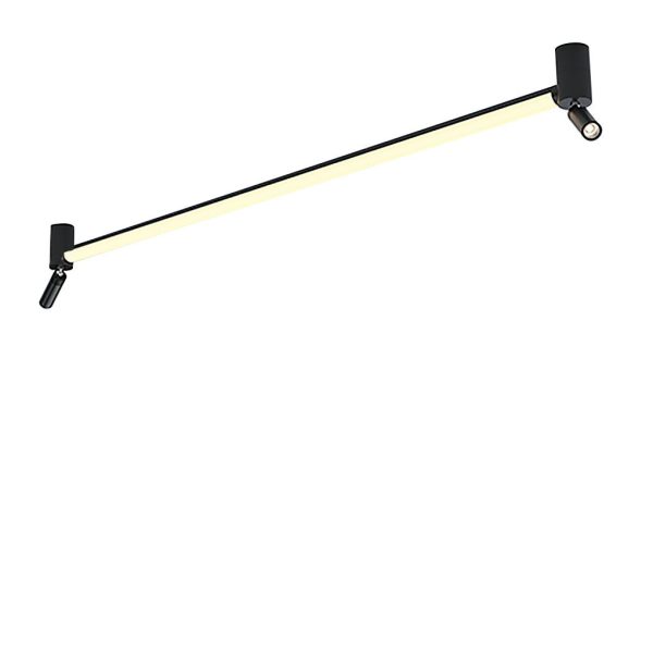 LED Strip Modern Flush Mount Ceiling Lights with Bulb and Spotlight - Image 8