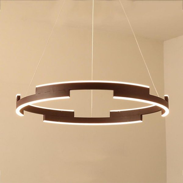 Geometrical Circular LED Modern Chandeliers Kitchen Island Lighting - Image 5