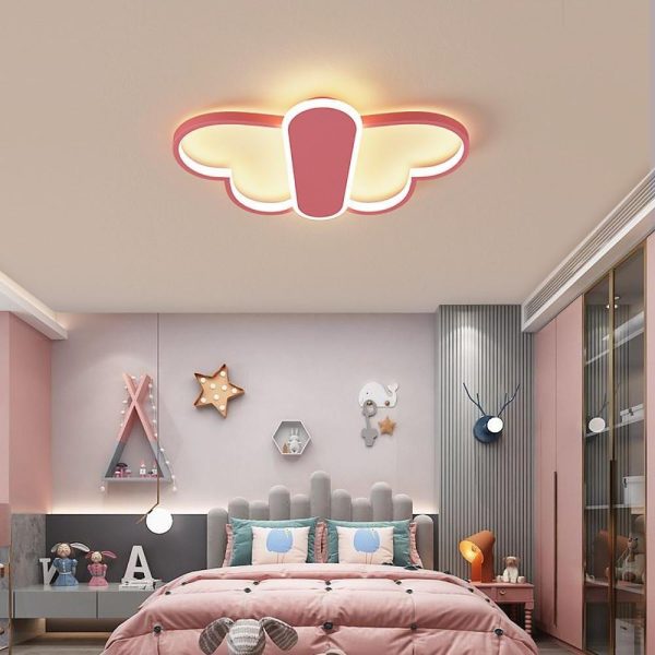 Cartoon Butterflies Shaped LED Dimmable with Remote Modern Ceiling Lights - Image 5