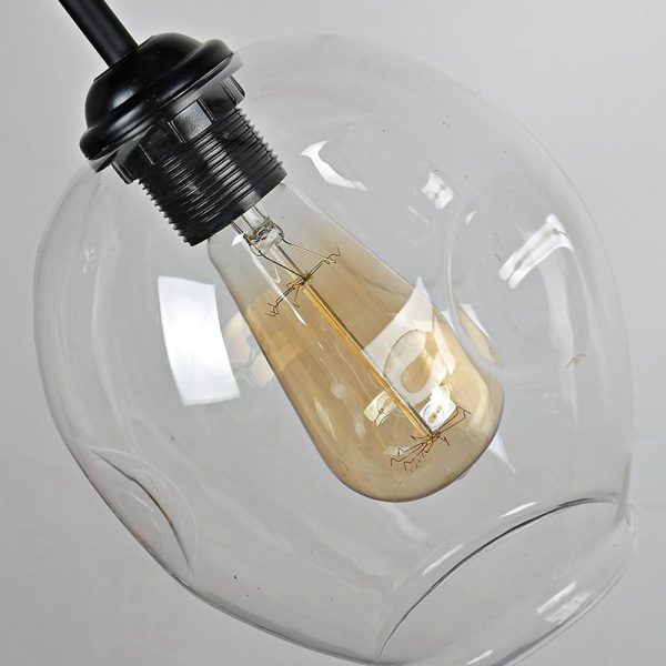 Globe Sputnik Industrial Glass Chandelier Modern Lighting with Customizable Color Shades - Image 14