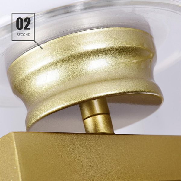 6-light Glass Candlestick Design LED Modern Chandeliers Ceiling Lights - Image 9