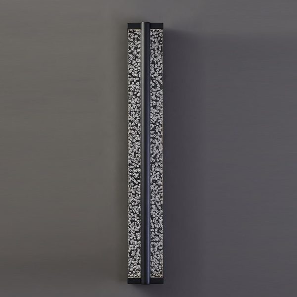 Long Strip Living Room Stairs Outdoor Aisle Stainless Steel Crystal Wall Sconces - Image 6